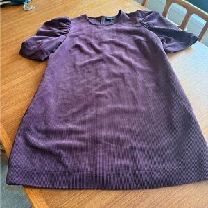 Who What Wear Plum Dress